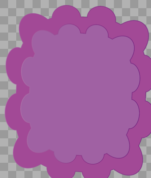 紫色实用边框图片素材免费下载