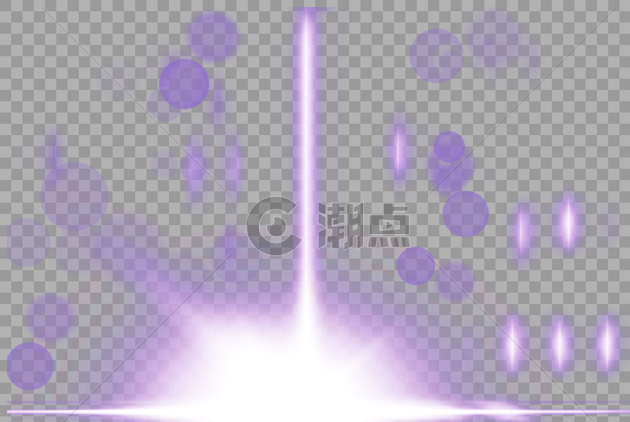 梦幻紫色科技感光效图片素材免费下载