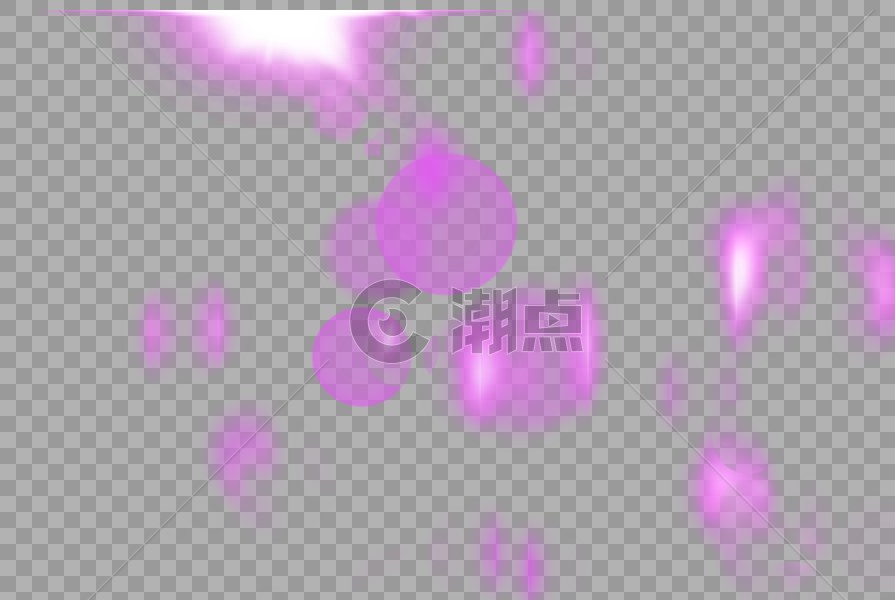 紫色科技感光效图片素材免费下载