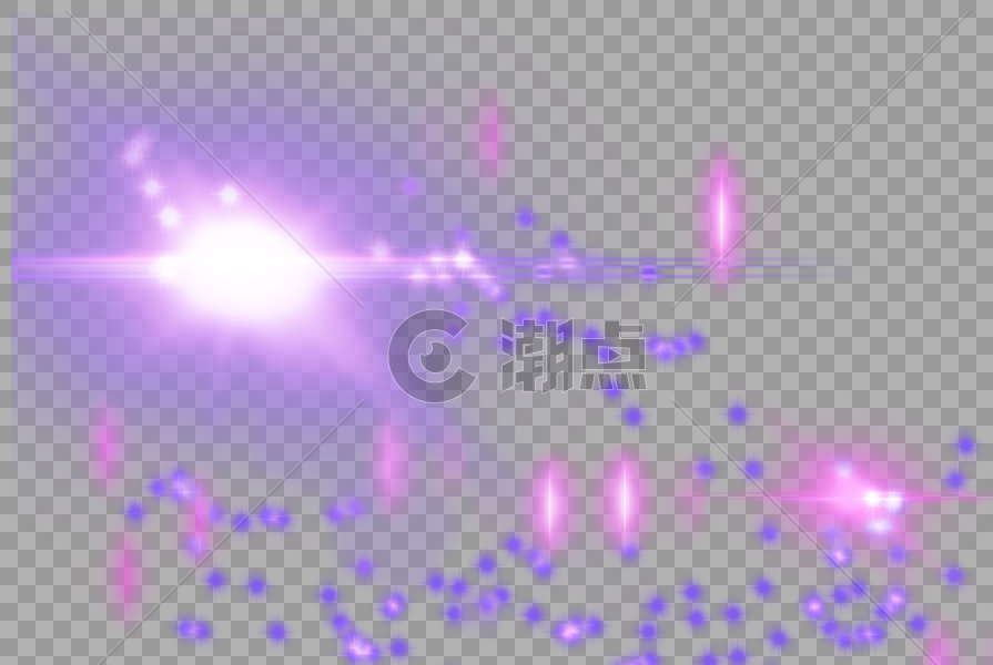 梦幻紫光效图片素材免费下载