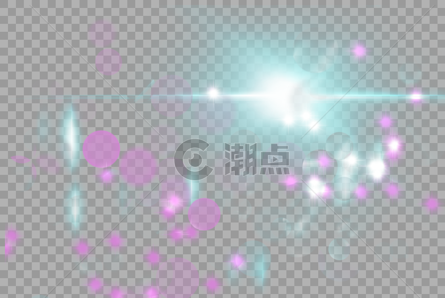 梦幻蓝紫色光效图片素材免费下载