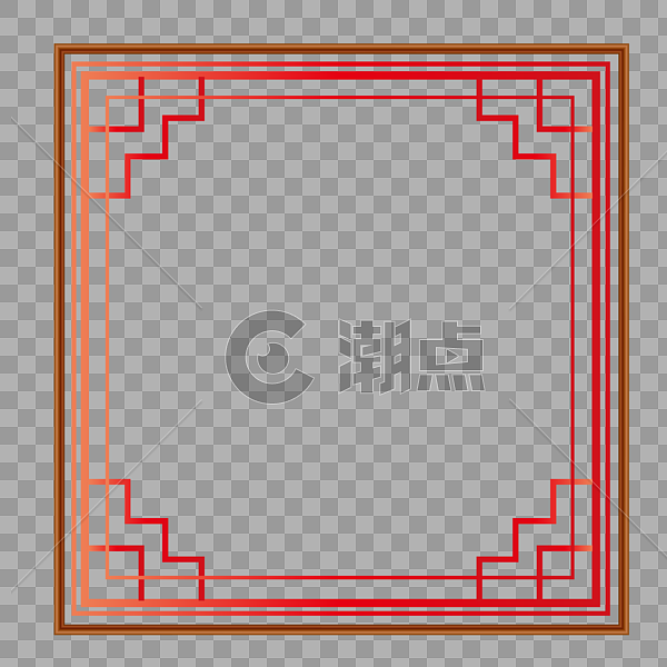 简约中国风边框设计图片素材免费下载