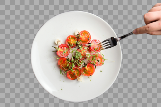 西餐烤小番茄图片素材免费下载
