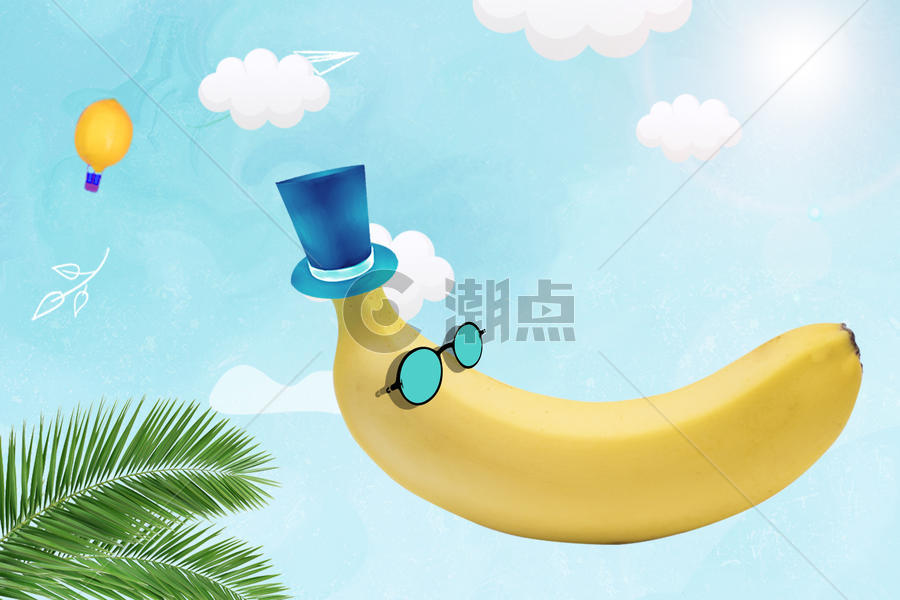 阳光香蕉图片素材免费下载