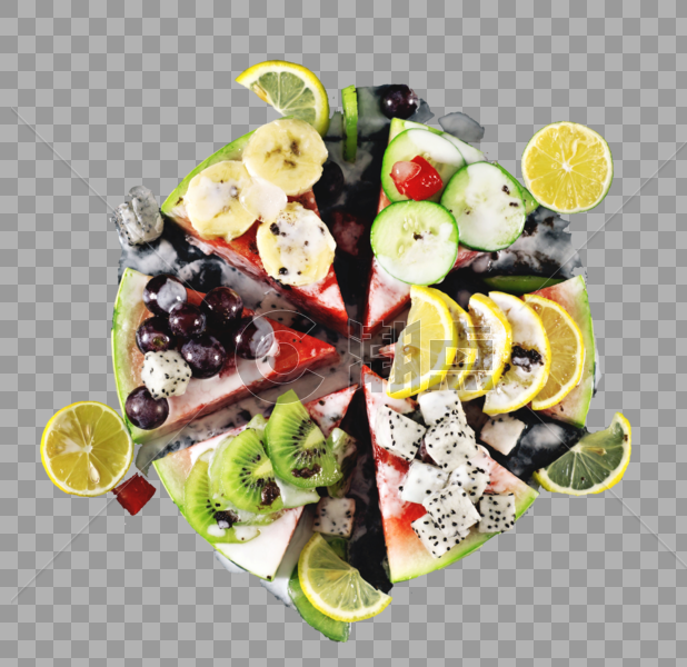 各种美味水果创意组合图片素材免费下载