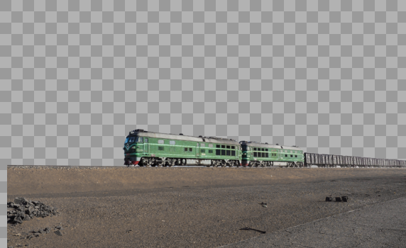 西部绿皮火车图片素材免费下载