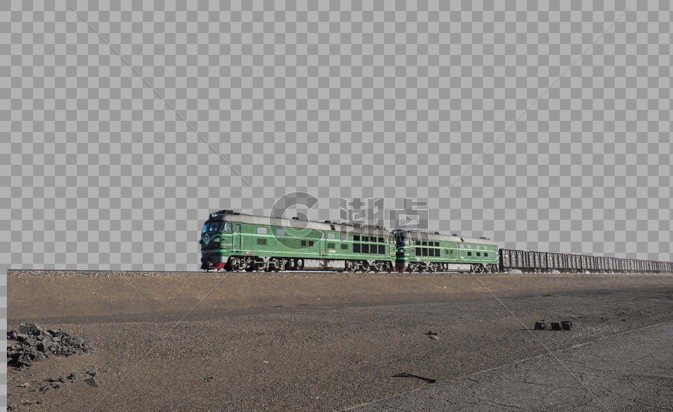 西部绿皮火车图片素材免费下载