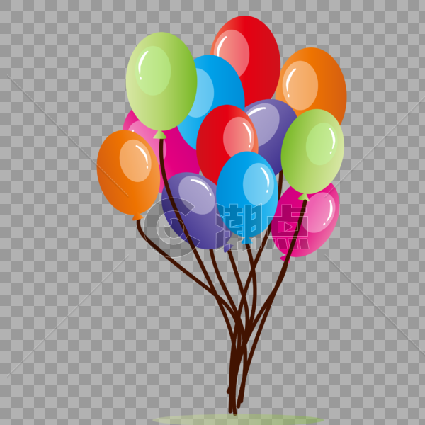 儿童节气球元素图片素材免费下载