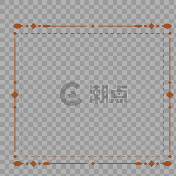 矢量复古欧式边框图片素材免费下载