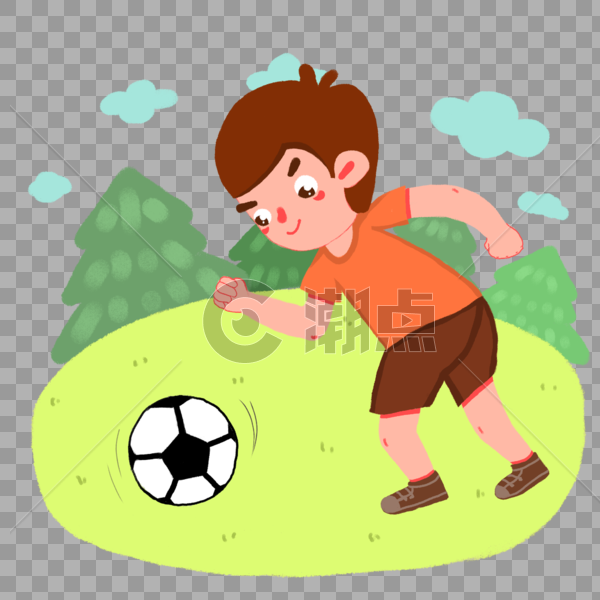 踢足球图片素材免费下载