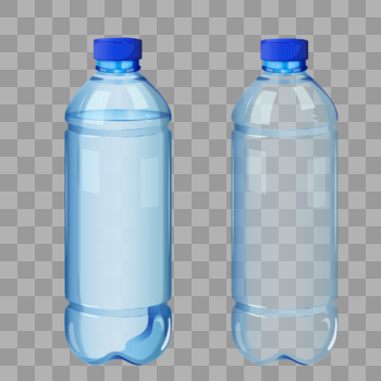 透明水瓶矢量图片素材免费下载