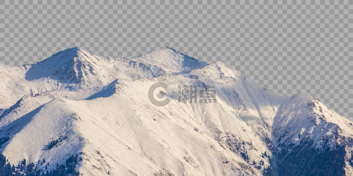 新疆天山雪峰图片素材免费下载