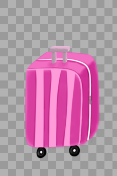 粉色行李箱图片素材免费下载