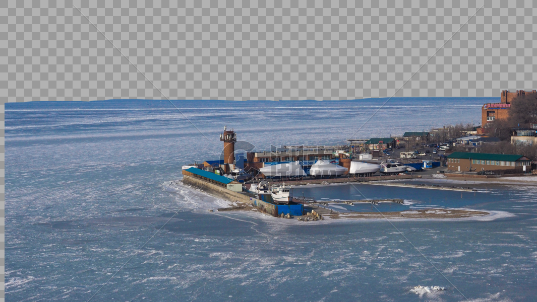 海参崴冰湖图片素材免费下载