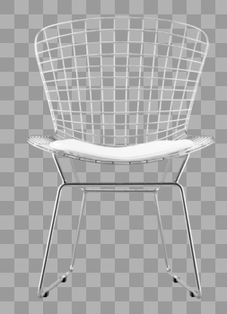 白色网格椅子图片素材免费下载