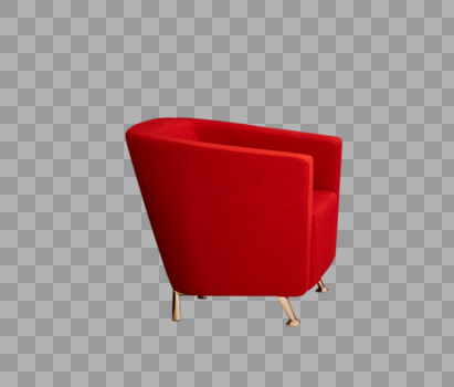 红色沙发椅图片素材免费下载