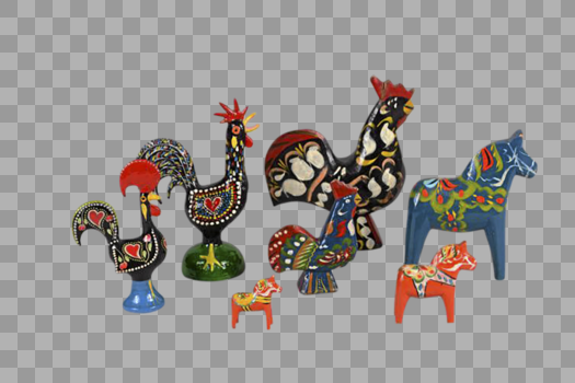 瓷器鸡民间艺术品图片素材免费下载