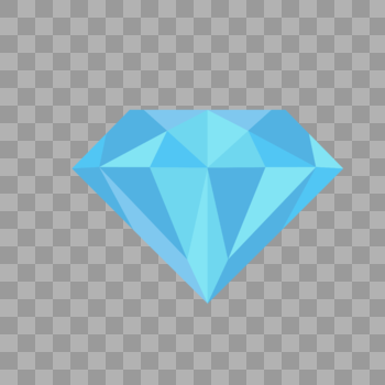 手绘蓝宝石钻石图片素材免费下载