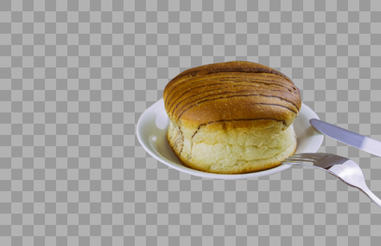 面包盘子餐刀餐叉图片素材免费下载