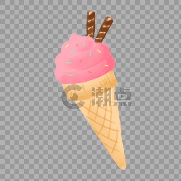 初夏小清新冰淇淋图片素材免费下载