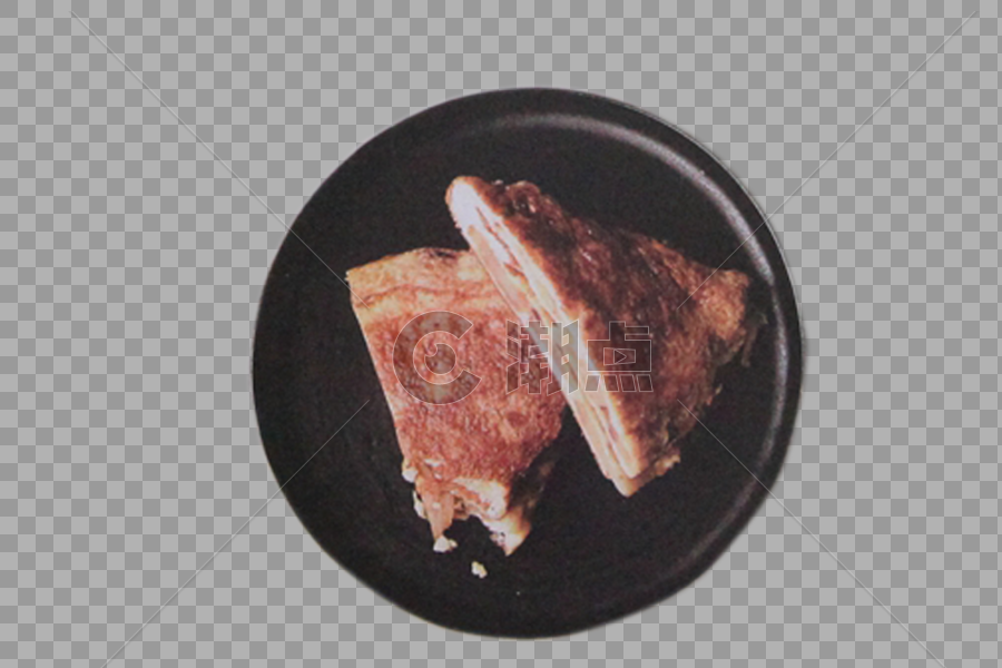 西餐盘子黑色美食图片素材免费下载