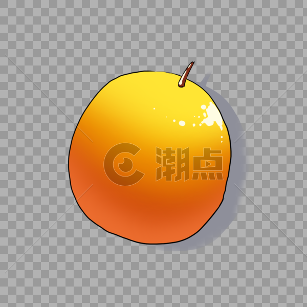美味的水果黄橙子图片素材免费下载