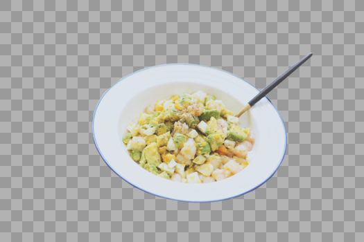 沙拉陶瓷盘子食品图片素材免费下载