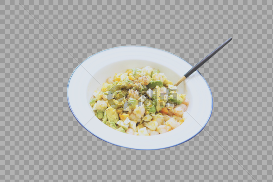 沙拉陶瓷盘子食品图片素材免费下载