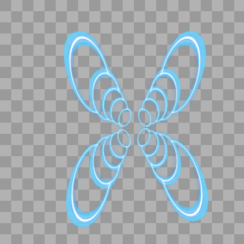 蝴蝶光效图片素材免费下载