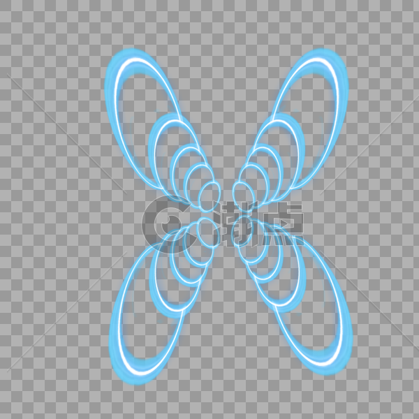 蝴蝶光效图片素材免费下载