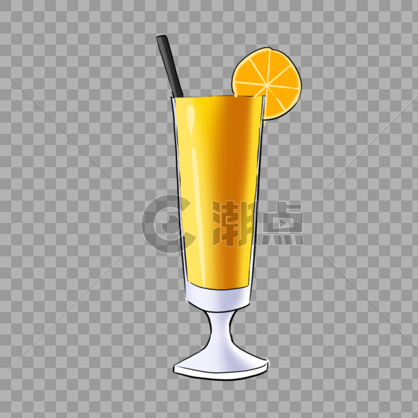 美味的橙子冰饮图片素材免费下载