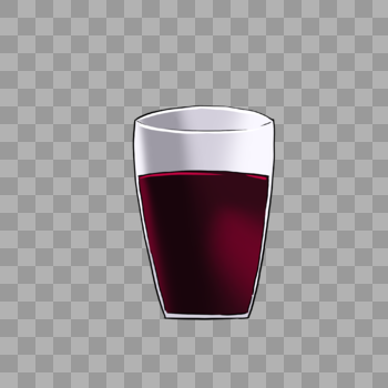玻璃杯红色饮品图片素材免费下载