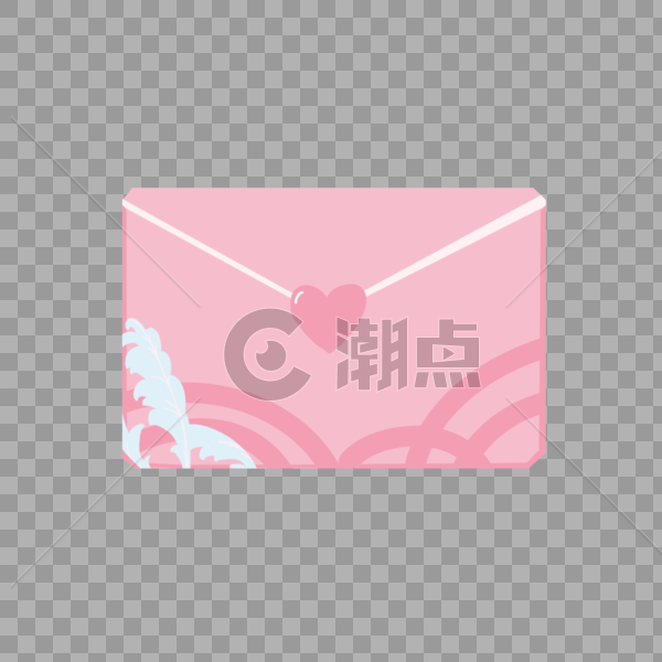 粉色表白信图片素材免费下载