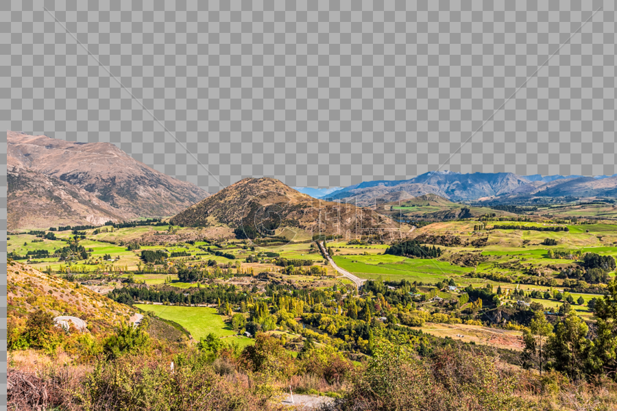 新西兰的高山平原图片素材免费下载