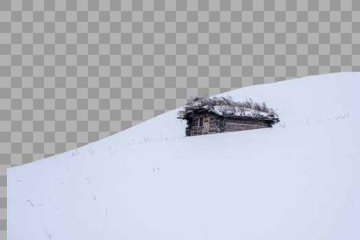 冬季木屋图片素材免费下载