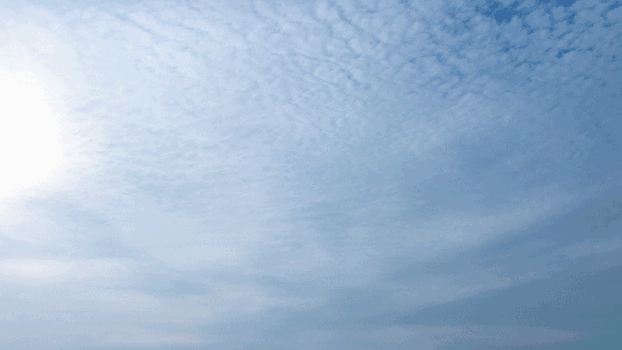 实拍天空云层飘过延时摄影GIF图片素材免费下载
