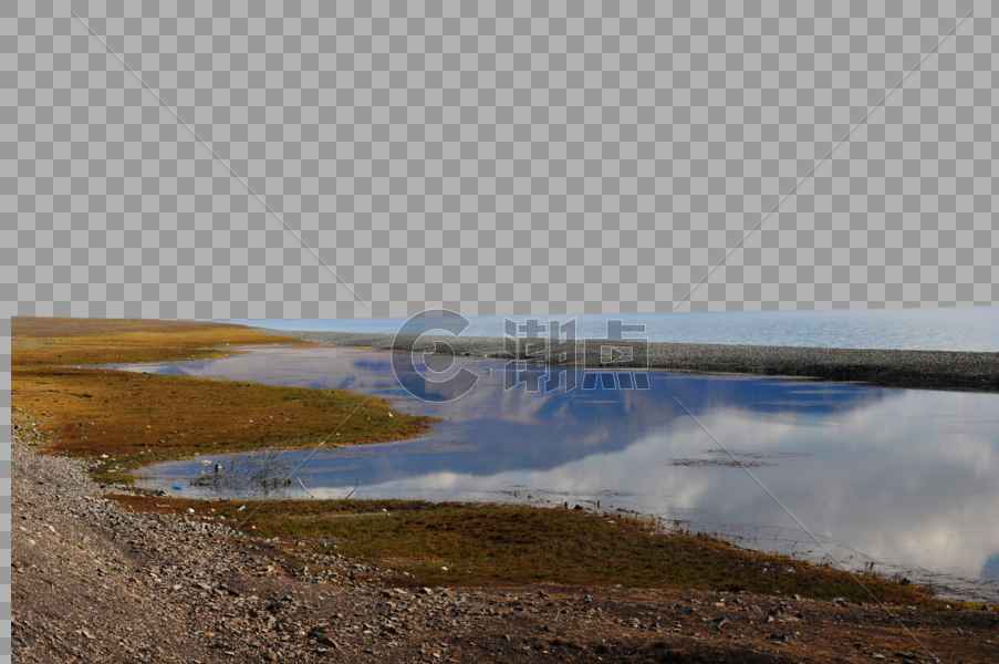 新疆赛里木湖山水倒影图片素材免费下载