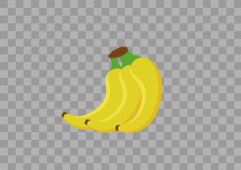 AI矢量图可爱卡通水果类元素香蕉图片素材免费下载