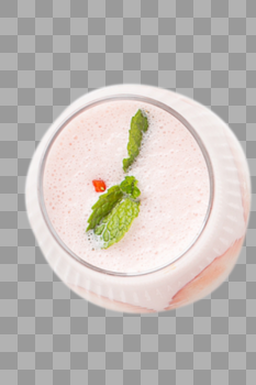 草莓饮品玻璃杯饮品图片素材免费下载