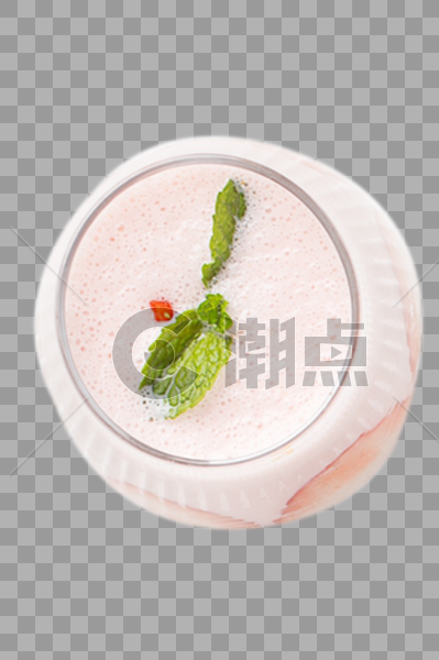 草莓饮品玻璃杯饮品图片素材免费下载
