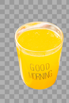 橙汁玻璃杯饮品图片素材免费下载