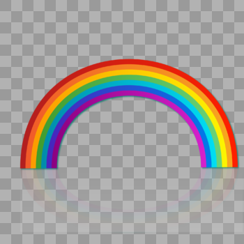 彩虹矢量图片素材免费下载