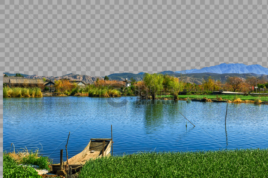 湖泊风景图片素材免费下载