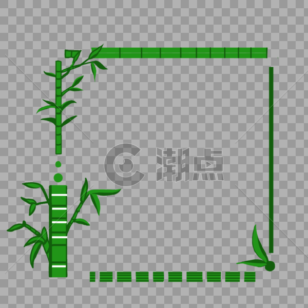 竹子画框图片素材免费下载