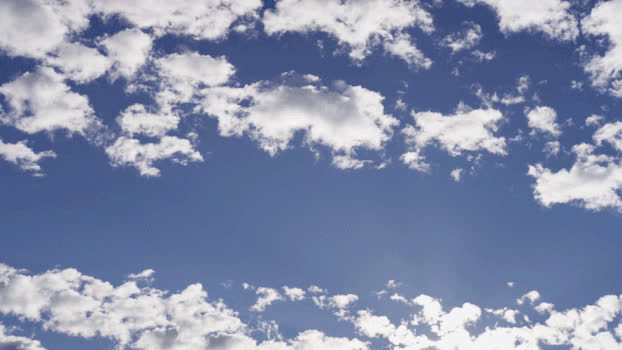 天空白云延时拍摄GIF图片素材免费下载