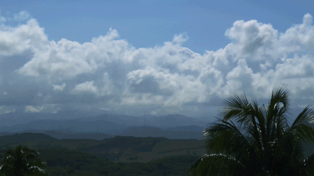 山顶天空云朵延时视频GIF图片素材免费下载