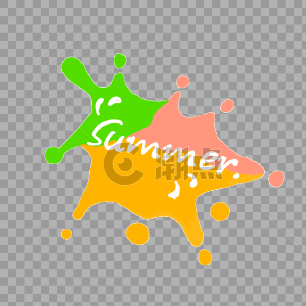 summer艺术字图片素材免费下载