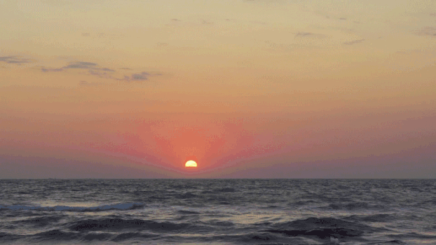 海上夕阳GIF图片素材免费下载