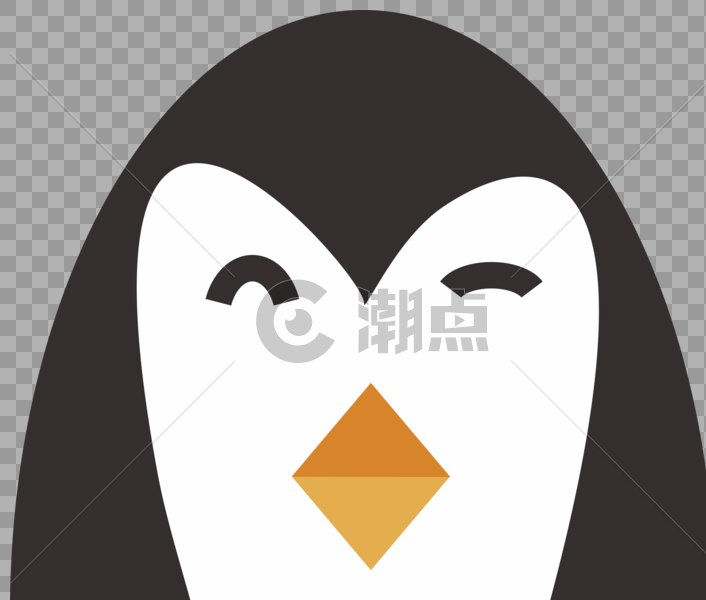 可爱企鹅表情图片素材免费下载