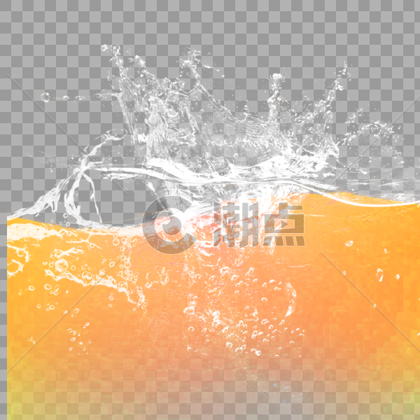 橙色水素材图片素材免费下载